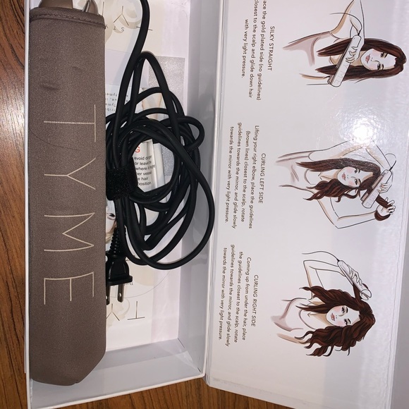 Tyme flat iron/curler